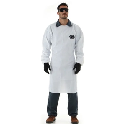 Avental Barbeiro Branco Duvek 2000 Ca 46601