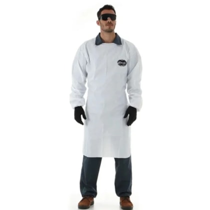 Avental Barbeiro Branco Duvek 2000 Ca 46601