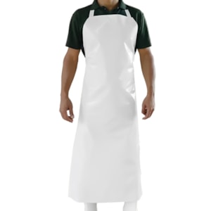 Avental Barbeiro Pvc Branco 120x0,65 Ca 28303