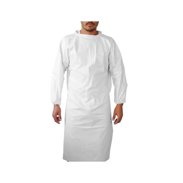 Avental Barbeiro Pvc Branco Com Elastico Nos Punhos Ca 37910-8bf2a3ed-7053-4681-8b39-3f665f935c6c