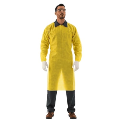 Avental Barbeiro Tnt Duvek 4000 Ca 34792 Amarelo