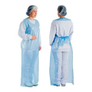 Avental Polietileno Azul 120x60 Pct/100 Ca 39356