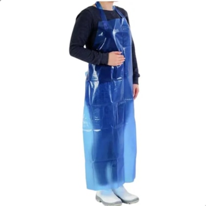 Avental Pvc Azul C/ Tira Soldada 70 X150x030  Ca 44668 Rave00061