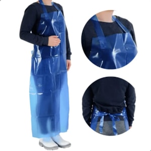 Avental Pvc Azul C/ Tira Soldada 70 X150x030 Ca 44668 Rave00061