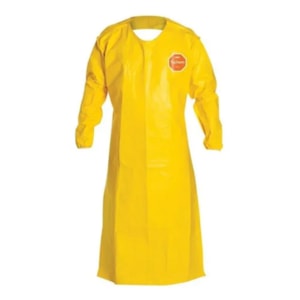 Avental Tipo Barbeiro Tychem Amarelo Ca 43001