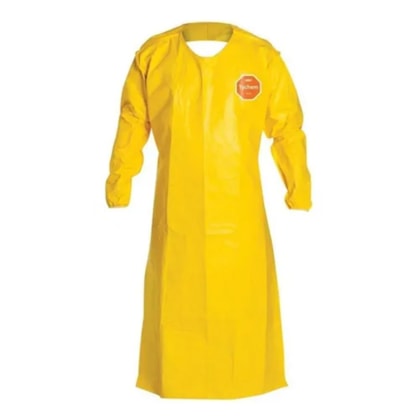 Avental Tipo Barbeiro Tychem Amarelo Ca 43001