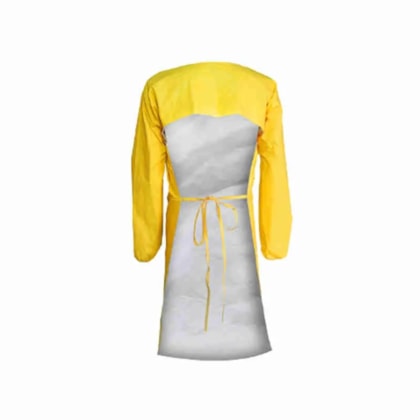 Avental Tipo Barbeiro Tychem Amarelo Ca 43001
