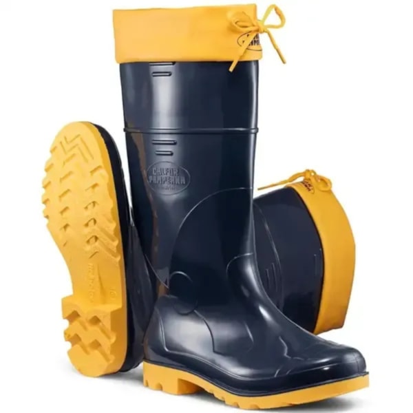 Bota de PVC azul com polaina Ca 39764 Calfor Pampeana-065e3635-7ab7-49d1-9bf3-b0de9397b4d2