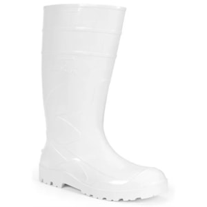 Bota De Pvc Branca Cano Longo Ca 38201 / 37455