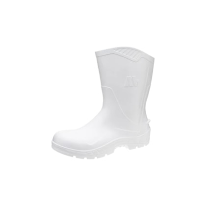 Bota De Pvc Branca Cano Médio 100awork Ca 48261