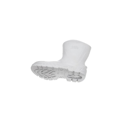 Bota De Pvc Branca Cano Médio 100awork Ca 48261