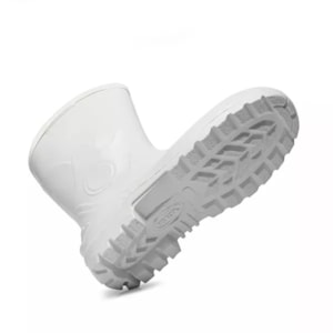Bota De Pvc Branca Cano Medio Bico Aco 85bpc200 Ca 26586