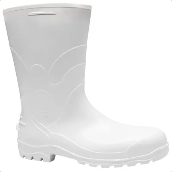 Bota De PVC Branca Cano Médio Bico Aço 85bpc200 Ca 26586-40c89a79-4a7e-4e85-8049-72c6468a279e