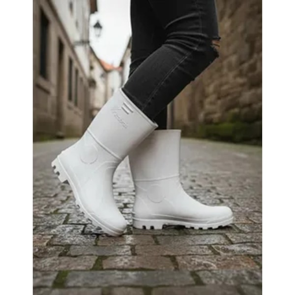 Bota De Pvc Branca Cano Medio Bico Aço Num 34 Ca 36586-bd23e7e4-af11-4b98-b340-83c848fd17d4