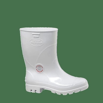 Bota De Pvc Branca Com Forro Ca 37771
