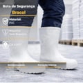 Bota De Pvc Cano Curto Branca Com Forro Térmico 85bpc600ft Ca 43017-339f550d-3277-4ebf-9ced-a44f4f89fc26
