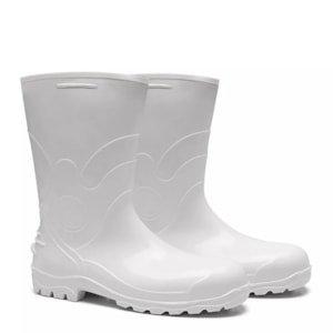 Bota de PVC cano curto branca com forro térmico 85bpc600ft Ca 43017 Bracol