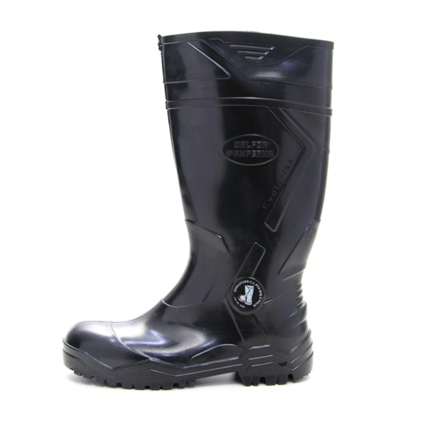Bota De Pvc Preta Bico E Palmilha De Aço Ca 35400 Calfor Pampeana-97302328-1770-467f-b57c-d168a7844417