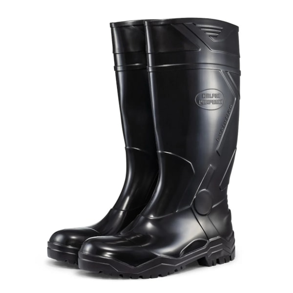 Bota de PVC preta bico e palmilha de aço Ca 35400 Calfor Pampeana-7e4f347f-c201-45ac-9340-dcde6ed86cea