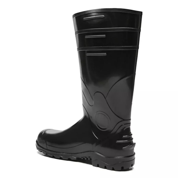 Bota De PVC Preta Cano Longo Bico Aço Ca 35223 85bpl200-41358c8a-643d-4c4f-9059-e62505f069b6
