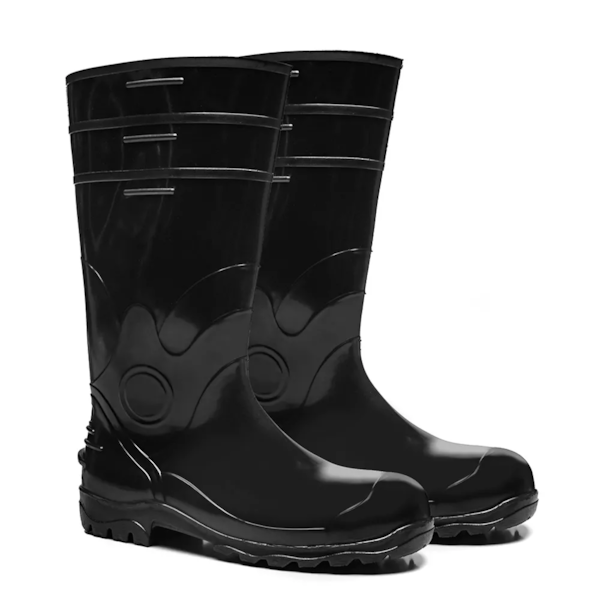 Bota De Pvc Preta Cano Longo Com Bico E Palmilha De Aço Ca 37426 Fujiwara-7c48f693-c830-4458-a8ef-5d3a75cca386