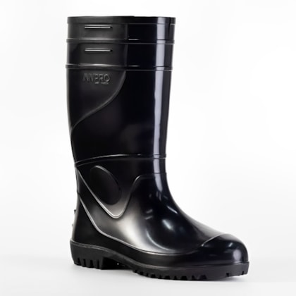 Bota De PVC Preta Cano Longo Work Ca 36026