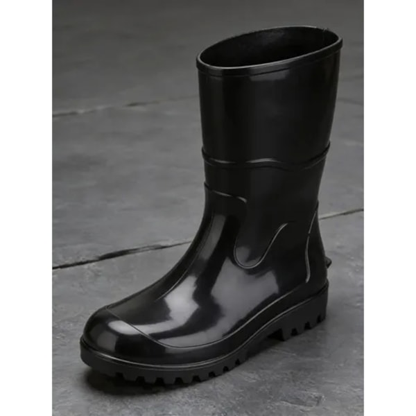 Bota De Pvc Preta Cano Medio Workflex Ca 37154-d4017abb-5d6c-4082-9568-fad830936af3