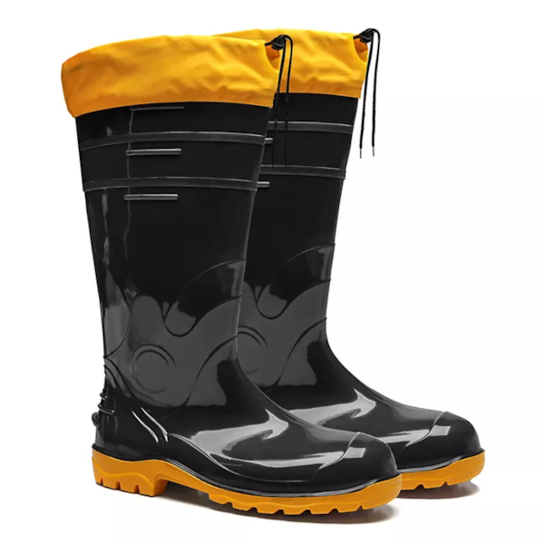 Bota De Pvc Preta Com Polaina 85bpl600pl Ca 37455-0068cf1a-6863-481b-b61d-029e625ddfa2