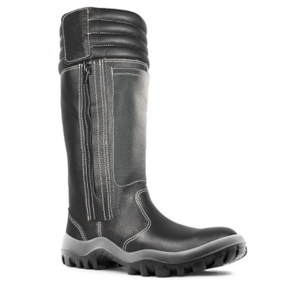 Bota Mateira Cano Longo Metatarso Bico Aço E Caneleira 4890mt-z/cnl/mi Ca 13179