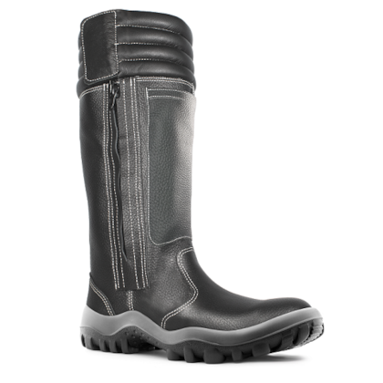Bota Mateira Cano Longo Metatarso Bico Aço E Caneleira 4890mt-z/cnl/mi Ca 13179