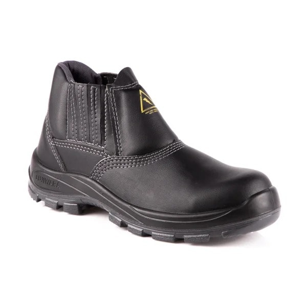 Bota Microfibra Elástico Bidensidade Bico De Composite Preta Ca 43168 Bracol-fddc61df-a1b6-4a12-ba91-30219af9baa5