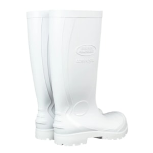Bota PVC Branca Cano Longo Biqueira Composite CA 46877