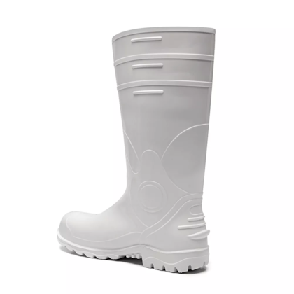 Bota Pvc Branca Cano Longo Com Palmilha De Aço Ca 35225 Bracol