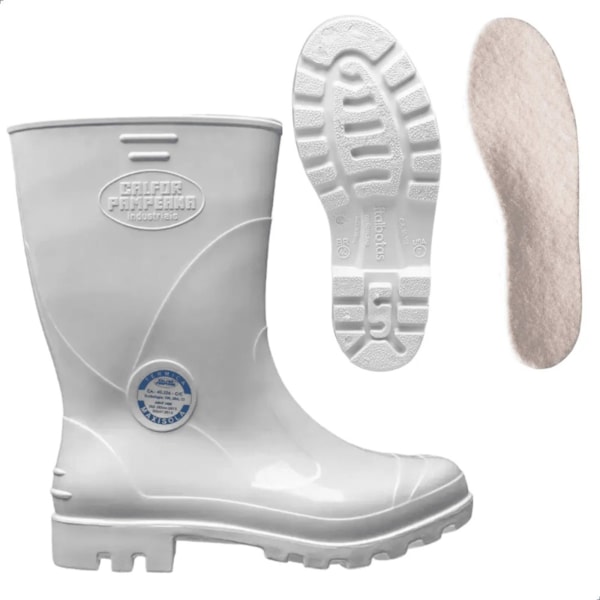 Bota Pvc Branca Cano Medio Industrial Ca 44685-51e40b6f-1e28-4330-b2e1-3253baf964be