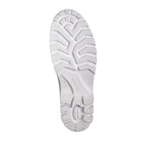 Bota PVC Branca Cano Médio Stivaletto Ca 44617