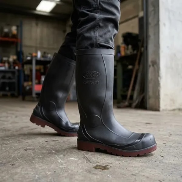Bota Pvc Cano Longo Forrada Preta/vermelha Composite Ca 51349-431cd919-00a8-443b-b6d1-ed6aca2e20d4