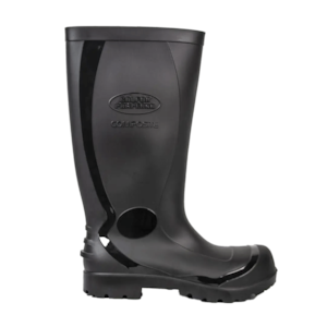 Bota Pvc Preta Cano Longo Biqueira Composite Ca 46877