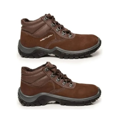 Bota Work Bico Composite Marrom Ca 42553