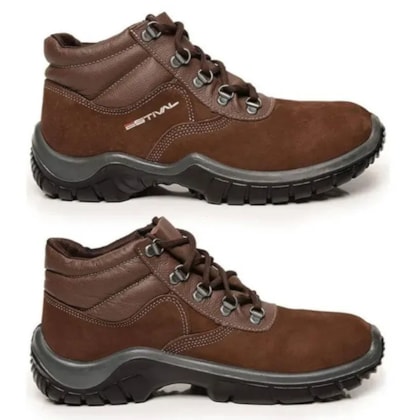 Bota Work Bico Composite Marrom Ca 42553