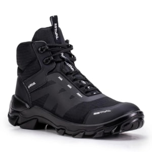 Botina All Black Hb70001s1 Bico Pvc Ca 47843
