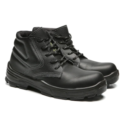 Botina Cadarço Couro Preto Bico Composite 4045baab1662el Ca 30277