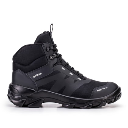 Botina cadarço Future All Black bico composite ref. HB70003S1 Ca 47901 Estival
