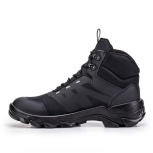 Botina cadarço Future All Black bico composite ref. HB70003S1 Ca 47901 Estival