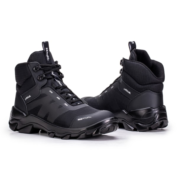 Botina cadarço Future All Black bico composite ref. HB70003S1 Ca 47901 Estival-4c5fb350-809a-44a1-bfa4-0c883b3d9fbd