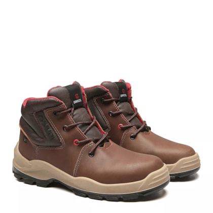 Botina de amarrar graxo Cherokee marrom ref. 4053mbag1460lh Ca 48965 Bracol