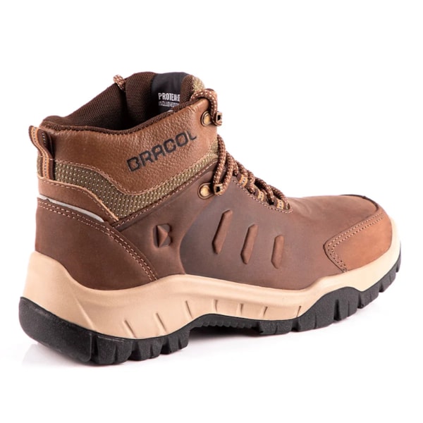 Botina de amarrar nobuck ref. 4053MBDG4460LH Ca 40872 Bracol-c6b023b5-53b3-427f-ac4f-f20ce63575cf