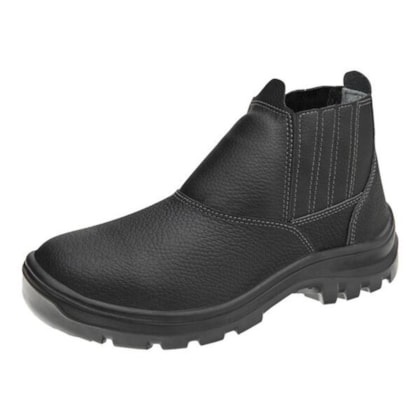 Botina de Segurança Elástico Couro Preto 10vb48-bp CA 43377 Marluvas