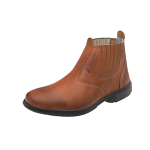 Botina Elastico Couro Nobuck Preto 55ag19-ec-np Tru Line Ca 42020