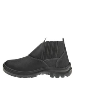 Botina Elastico Couro Preto Anti-perfurante 10vb48-ba Ca 29392 Marluvas