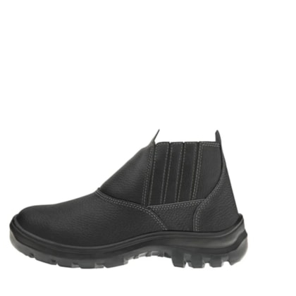 Botina Elástico Couro Preto Anti-perfurante 10vb48-ba Ca 29392 Marluvas